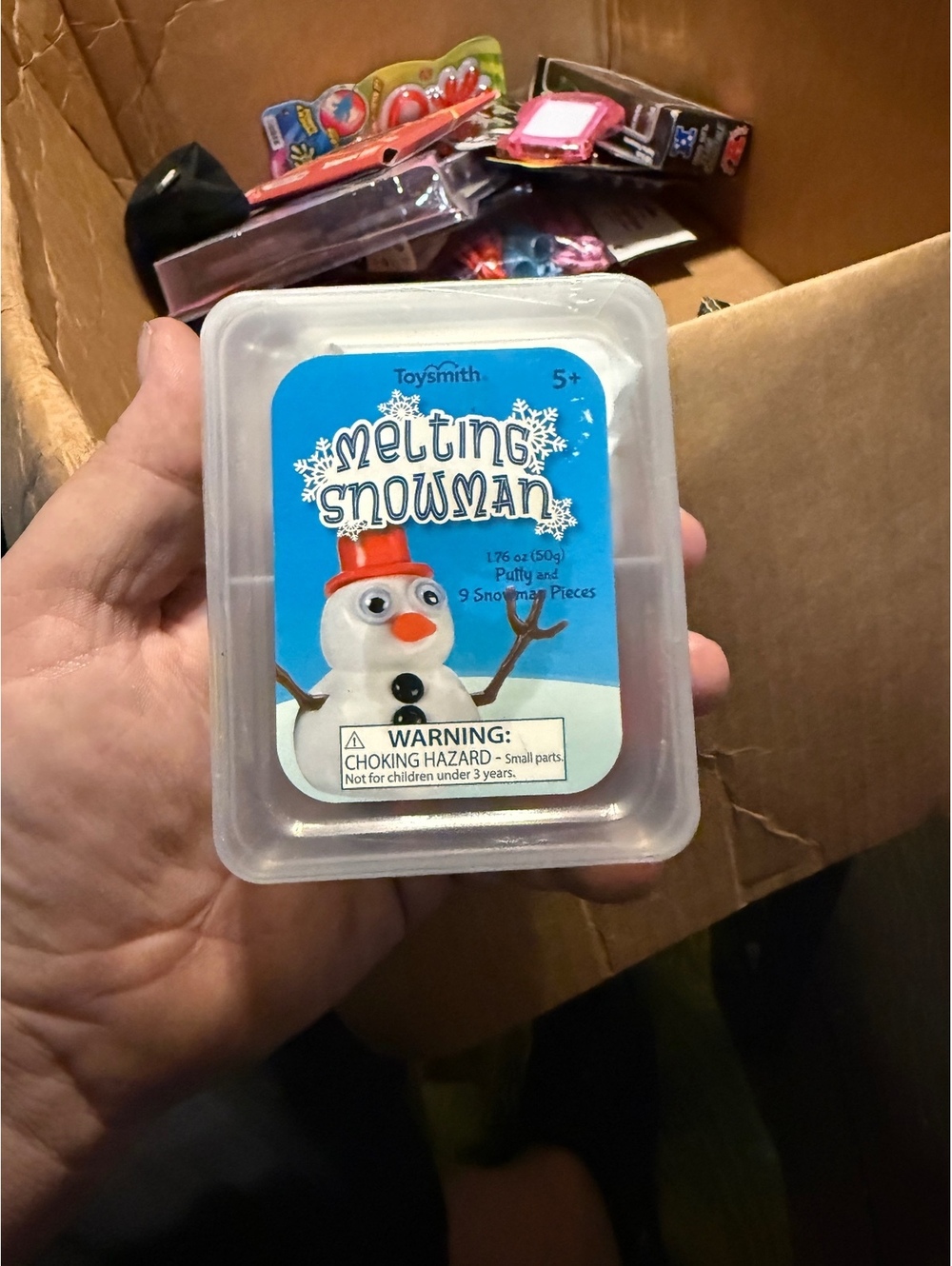 Toysmith Melting Snowman Puffy and 9 Snowman Pieces